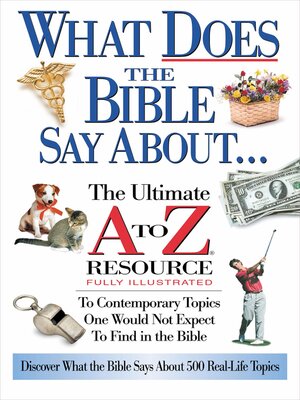 cover image of What Does the Bible Say About...